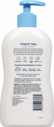 Cetaphil® Baby Daily Face & Body Lotion Perspective: back