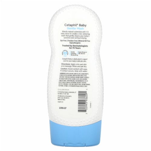Cetaphil® Baby Sensitive Skin with Natural Calendula Gentle Wash Perspective: back