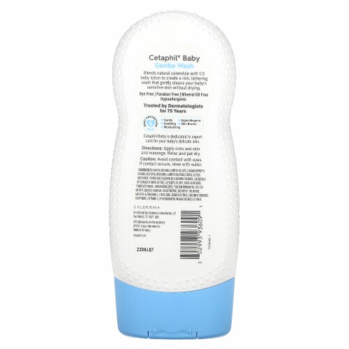 Cetaphil® Baby Sensitive Skin with Natural Calendula Gentle Wash Perspective: back