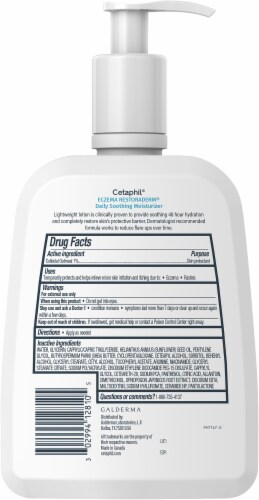 Cetaphil® Eczema Restoraderm® Daily Soothing Moisturizer Perspective: back