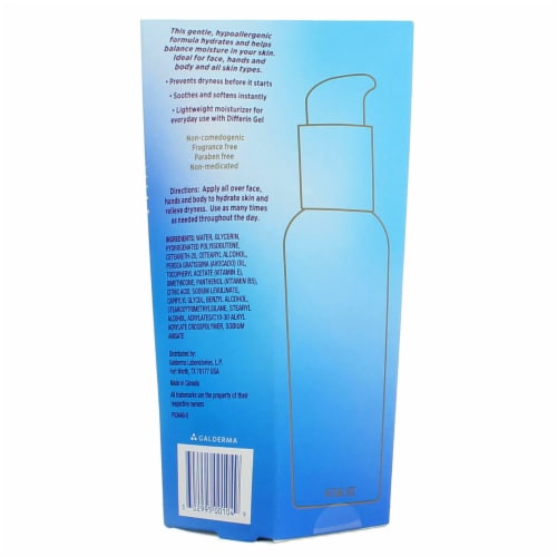 Differin® Balancing Moisturizer Acne Treatment Perspective: back