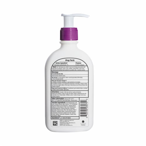 Sarna® Sensitive Anti-Itch Analgesic Lotion Perspective: back