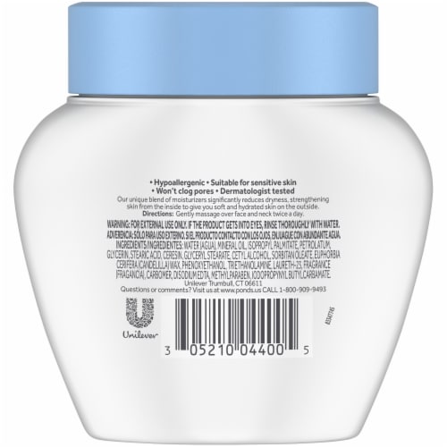 Pond’s® Dry Skin Cream Facial Moisturizer Perspective: back