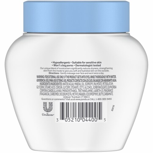 Pond’s® Dry Skin Cream Facial Moisturizer Perspective: back