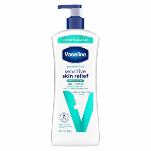 Vaseline Intensive Care™ Body Lotion Sensitive Skin Relief Perspective: back