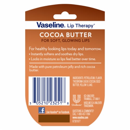 Vaseline® Lip Therapy® Cocoa Butter Mini Perspective: back