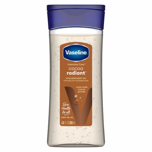 Vaseline Intensive Care Cocoa Radiant for Glowing Skin Perspective: back