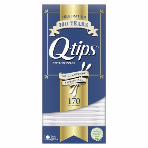 Q-tips Cotton Swabs Perspective: back