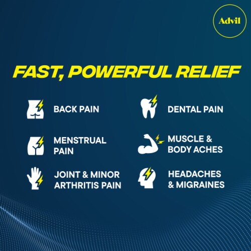 Advil Dual Action Back Pain Caplets with Ibuprofen and Acetaminophen for 8 Hours of Back Pain Relief Perspective: back
