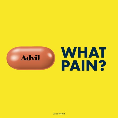 Advil Pain Reliever and Adult Fever Reducer Ibuprofen Perspective: back
