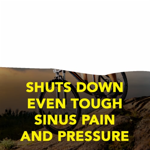 Advil Sinus Congestion and Pain Reliever with Sinus Relief Ibuprofen Perspective: back