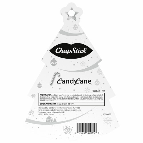 ChapStick® Holiday Candy Cane Moisturizing Lip Balm Gift Set Perspective: back