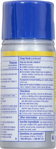 Preparation H Rapid Relief with Lidocaine Spray Perspective: back