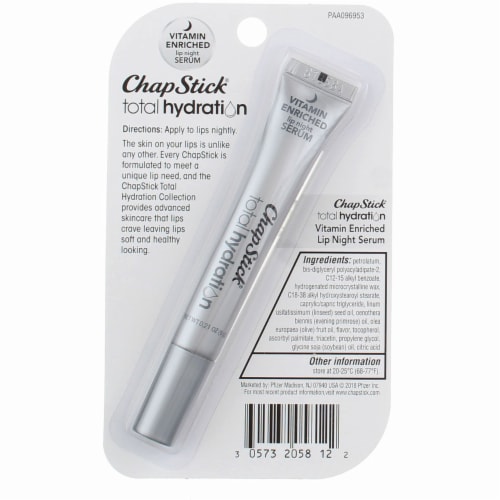 ChapStick® Total Hydration Vitamin Enriched Lip Night Serum Perspective: back
