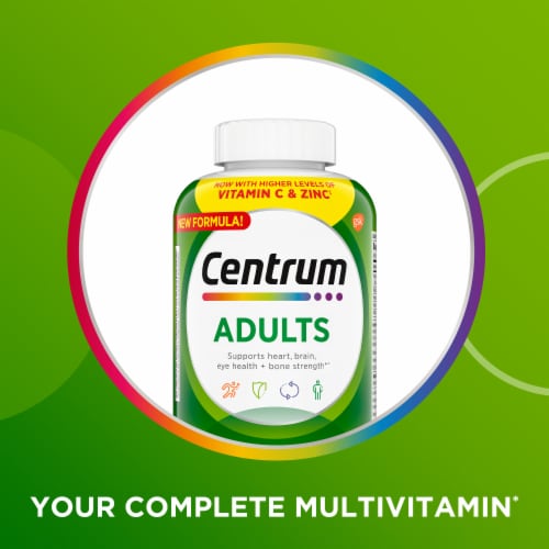 Centrum Adult Multivitamin Multimineral Supplement Perspective: back