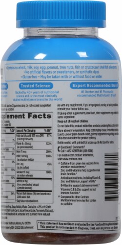 Centrum Dual Action Multigummies Plus Mental Focus Perspective: back