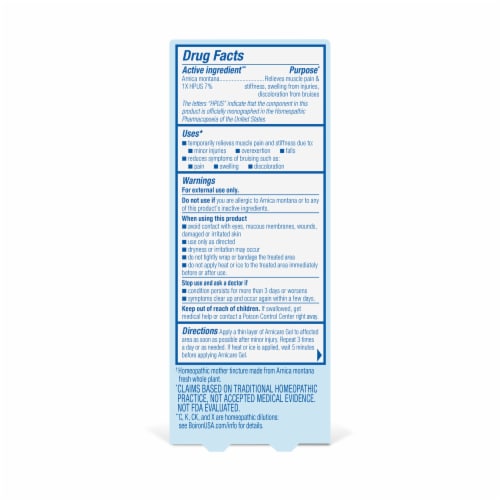 Boiron Arnicare Pain Relief Gel Perspective: back