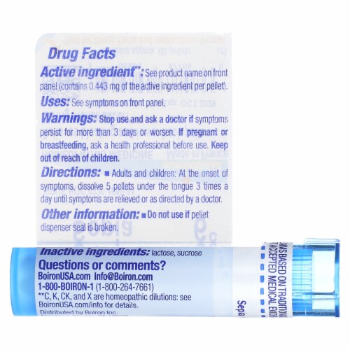 Boiron Sepia 6C relieves bloating and lower back pain during menstruation* Perspective: back