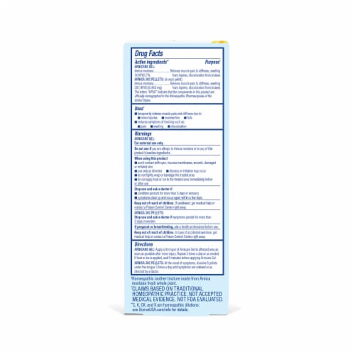 Boiron® Arnicare® Pain Relief Gel Value Size Perspective: back