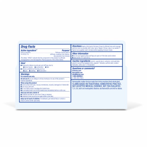 Boiron Arnicare Pain Relief Cream Perspective: back
