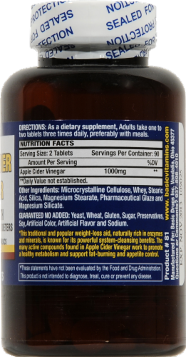 Basic Apple Cider Vinegar Perspective: back