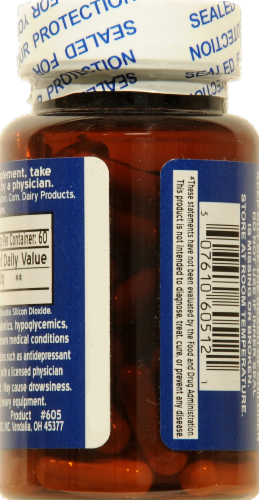 Basic 5-HTP Capsules 100mg Perspective: back
