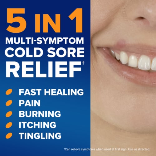 Abreva 10% Docosanol Fever Blister and Cold Sore Treatment Perspective: back