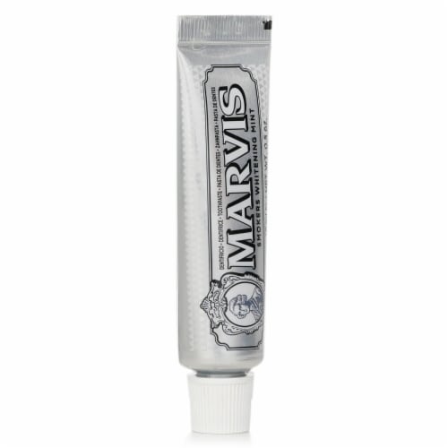 Marvis Smokers Whitening Mint Toothpaste (Travel size) 10ml/0.5oz Perspective: back