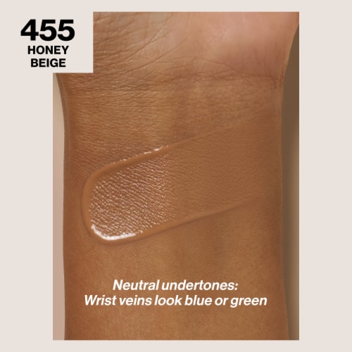 Revlon ColorStay Longwear Makeup Foundation For Combination/Oily Skin 455 Honey Beige Perspective: back