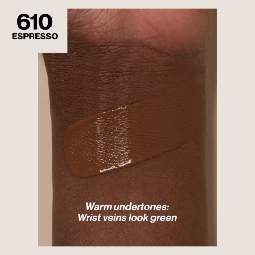 Revlon ColorStay Longwear Makeup Foundation For Combination/Oily Skin 610 Espresso Perspective: back