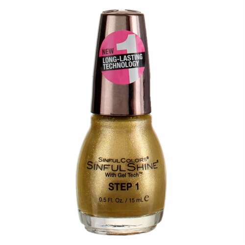 Sinful Colors® Nail Polish - Liquid Gold Perspective: back