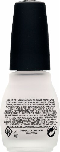 Sinful Colors® Matte Nail Polish - Mattifly Top Coat 2565 Perspective: back