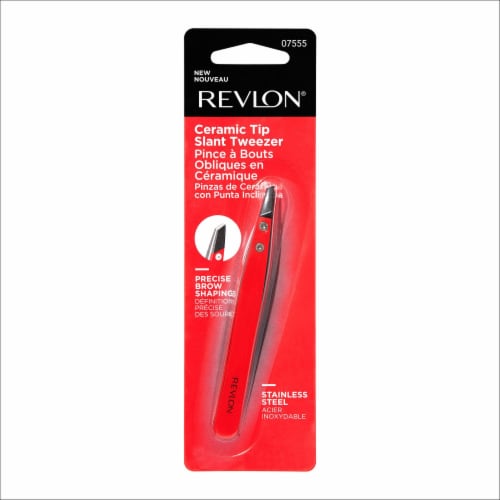 Revlon Ceramic Tip Slant Tweezer Perspective: back