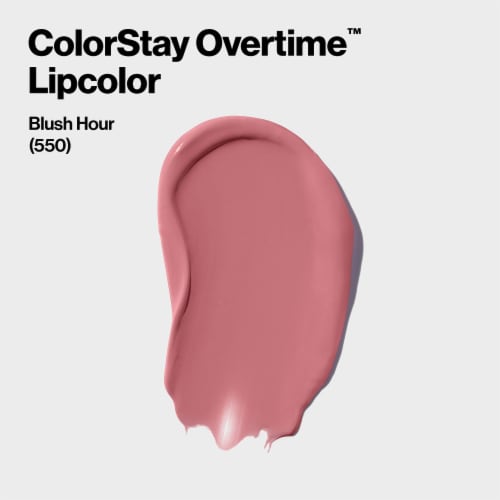 Revlon ColorStay Overtime Lipcolor Long Wearing Liquid Lipstick 550 Blush Hour Perspective: back