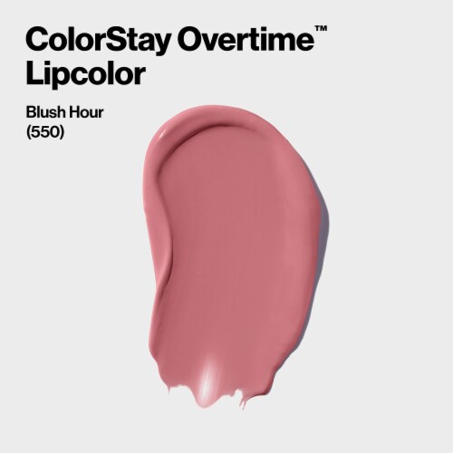 Revlon ColorStay Overtime Lipcolor Long Wearing Liquid Lipstick 550 Blush Hour Perspective: back