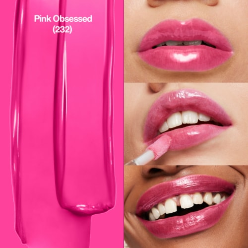 Revlon Super Lustrous Pink Obsessed Lip Gloss Perspective: back