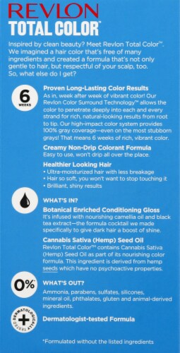 Revlon® Total Color™ 10 Black Permanent Hair Color Perspective: back