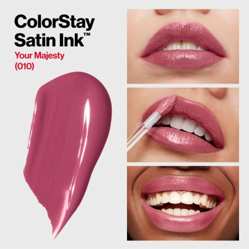 Revlon ColorStay Satin Ink Liquid Lipstick 010 Your Majesty Perspective: back