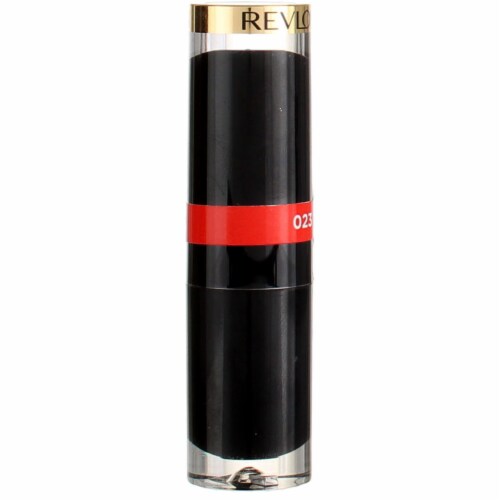 Revlon Super Lustrous Glass Shine Glaring Red Lipstick Perspective: back