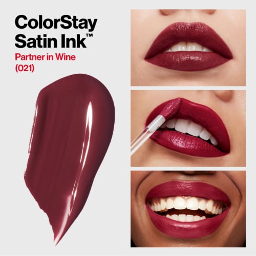 Revlon ColorStay Satin Ink Liquid Lipstick 021 Partner In Wine Perspective: back