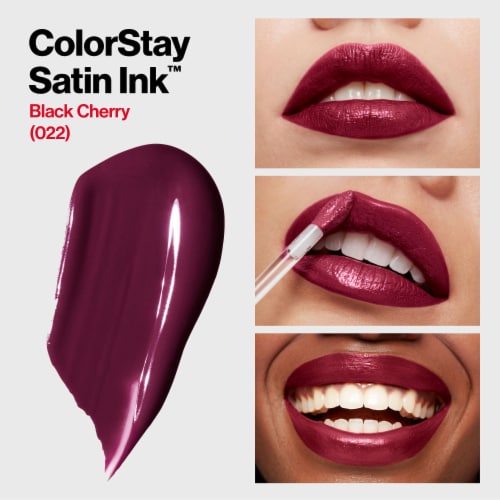 Revlon ColorStay Satin Ink Liquid Lipstick 022 Black Cherry Perspective: back