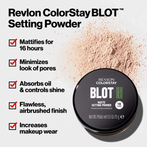 Revlon ColorStay Blot Setting Powder 001 Perspective: back