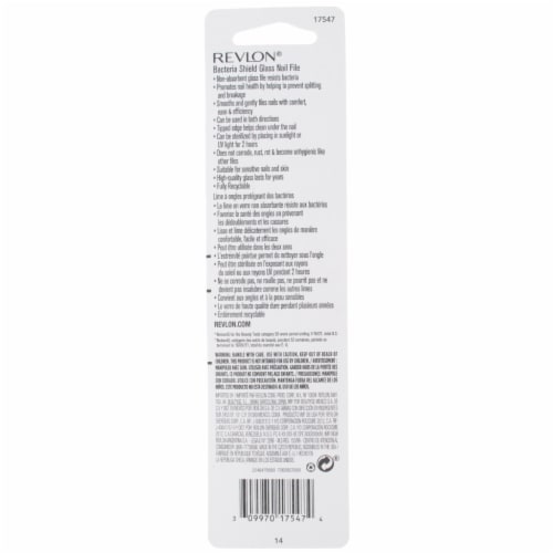 Revlon Glass Glass Nail File Perspective: back