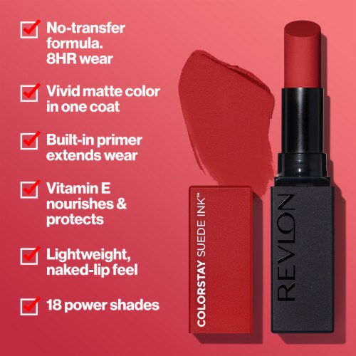 Revlon ColorStay Suede Ink Liquid Lipstick 002 No Rules Perspective: back