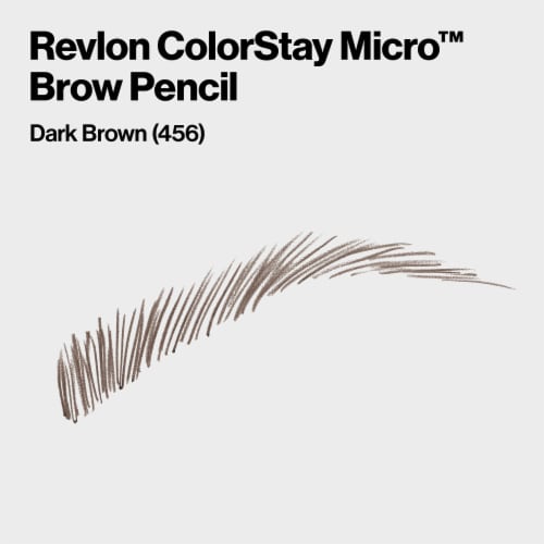 Revlon ColorStay Micro Brow Pencil 456 Dark Brown Perspective: back