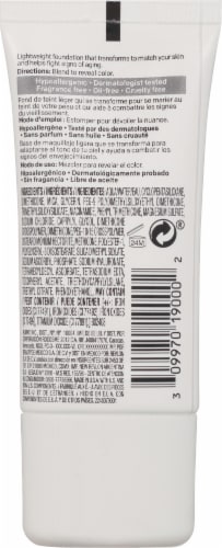 Almay Ageless Smart Shade Foundation Hypoallergenic-Fragrance Free 050 Fair Perspective: back