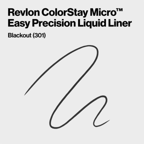 Revlon ColorStay Micro Easy Precision Liquid Eyeliner 301 Blackout Perspective: back