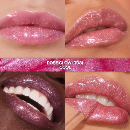 Revlon Super Lustrous Glimmer Gloss 008 Rose Glow Perspective: back