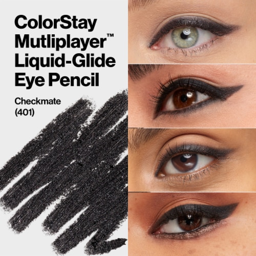 Revlon ColorStay Multiplayer Liquid-Glide Eye Pencil 401 Checkmate Perspective: back