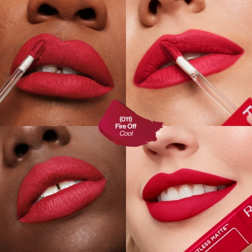 Revlon ColorStay Limitless Matte Liquid Lipstick 011 Fire Off Perspective: back